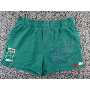 RAWGEAR Green Graphic Sweat Shorts Men's XL Elastic Waist Cotton